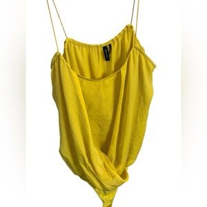 Marciano Draped Camisole Top/Bodysuit Size L